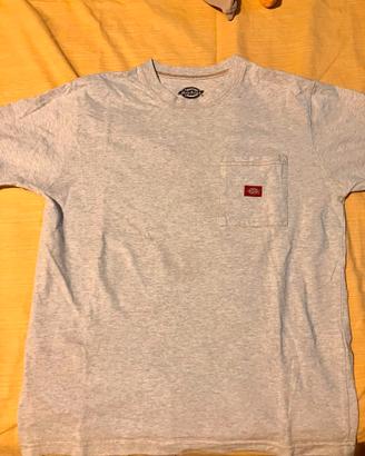 T-shirt Dickies grigia con taschino