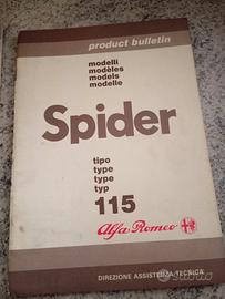 Manuale Spider 115 Alfa Romeo 