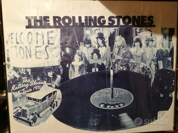 Quadro collage vintage rolling stones