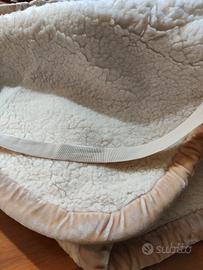coprimaterasso singolo lana di Merinos 