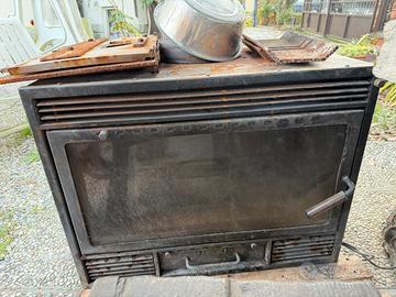 Camino a legna inserto