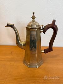 Caffettiera in ottone vintage