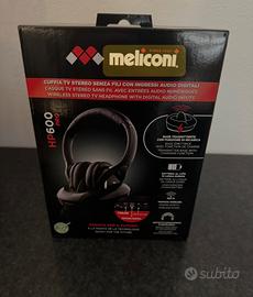 Meliconi Cuffie 600 Pro Cuffia TV Wireless