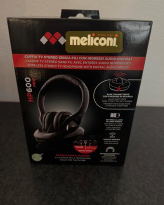 Meliconi Cuffie 600 Pro Cuffia TV Wireless