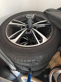Gomme invernali nokian 205/55/16 e cerchi 16 mak