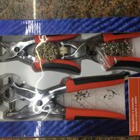 Set pinze per forare-applicare bottoni e occhielli