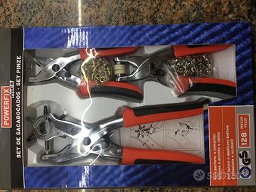 Set pinze per forare-applicare bottoni e occhielli