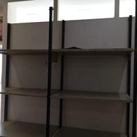 Lotto scaffali in alluminio