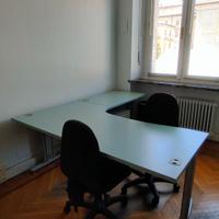 scrivania verde acqua