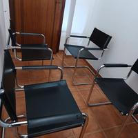 Set Sedie Vintage anni '90 - IST S.p.A. - Cuoio