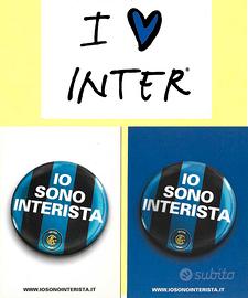 3 cartoline “I love Inter” e “Io sono Interista”