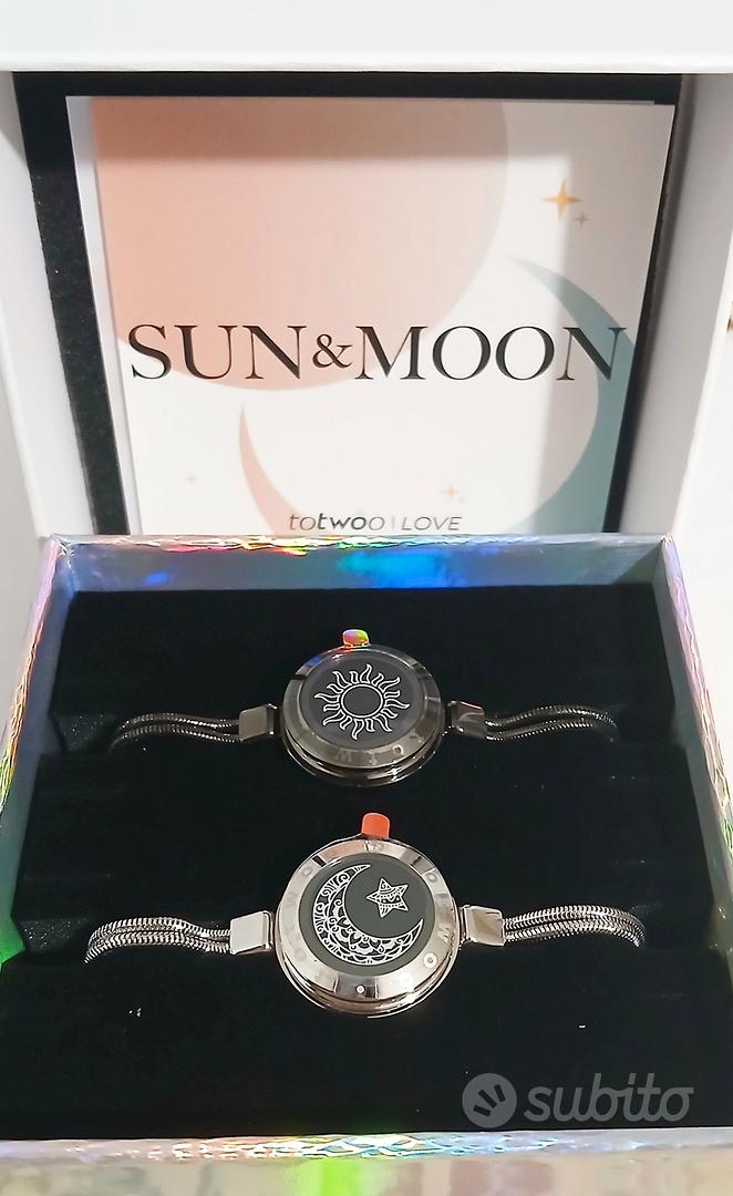 Bracciali Coppia Sole Luna Vibra Distanza Unisex Abbigliamento e Accessori In vendita a Napoli