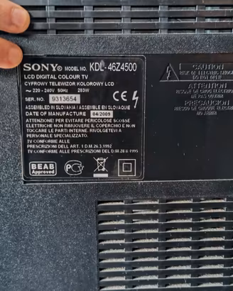 TV Sony BRAVIA KDL-46Z4500 ( 46 pollici)