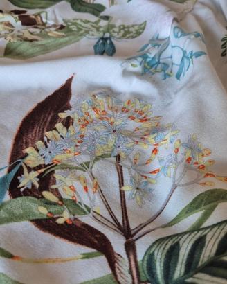 Abito tunica estivo H&M stampa floreale tropicale