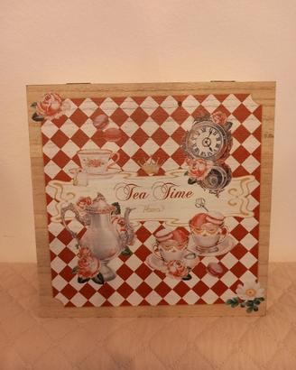 porta te' e tisane in legno