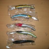 Lotto 5 Minnow esche artificiali pesca 170mm 17 gr