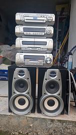 Impianto stereo completo Technics e casse