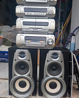 Impianto stereo completo Technics e casse