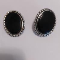 Vero vintage anni 70 orecchini argento sterling 