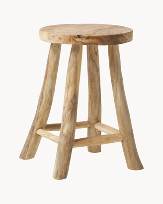 Sgabello Badia in legno di teak