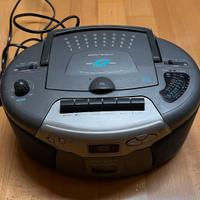 RADIO STEREO CD E CASSETTE