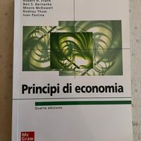 Principi di economia libro, quarta edizione