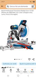troncatrice radiale bosch gcm 12