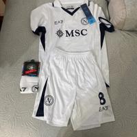 Kit Napoli away 24/25 originale bambino 10 anni