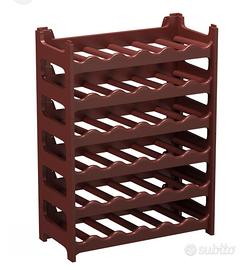 Cantinetta vino e birra  con 6 ripiani