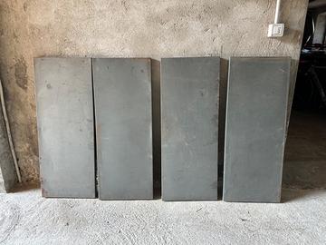 8 MENSOLE IN METALLO X SCAFFALATURE