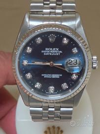 ROLEX DATEJUST REF. 16234 BLU BRILLI