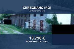 Immobile in asta di 73 m² con box auto a Ceregnano