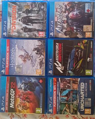 Giochi vari per PS4, alcuni aggiornabili per PS5