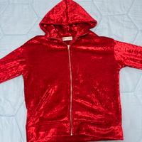 Tuta in ciniglia rossa