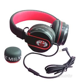 CUFFIE + CASSA BLUETOOTH AC MILAN
