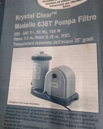 Pompa filtro INTEX  636T