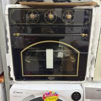 Forno ventilato vetro nero rustico nuovo garantito