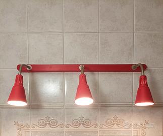 Barra faretti 3 lampade Ikea 