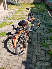 Bici da ragazza 24x praticamente nuova