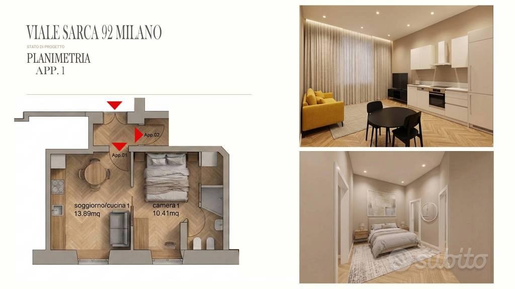 Appartamento – Milano, Borgo Pirelli, Municipio 9 - Vista 2
