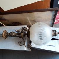 Lampadario Vintage Ottone e vetro