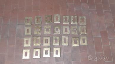 placche per Ticino Piuma in Ottone