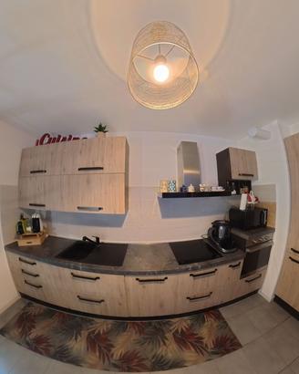 CUCINA COMPONIBILE  CON FRIGO SAMSUNG