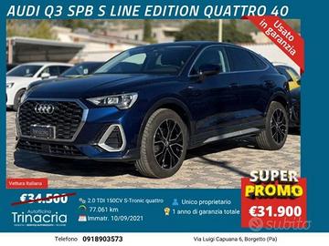 Audi Q3 SPB S line edition 2.0 TDI 150CV S-Tr...