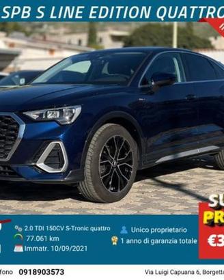 Audi Q3 SPB S line edition 2.0 TDI 150CV S-Tr...