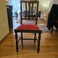 Sedia toscana in legno