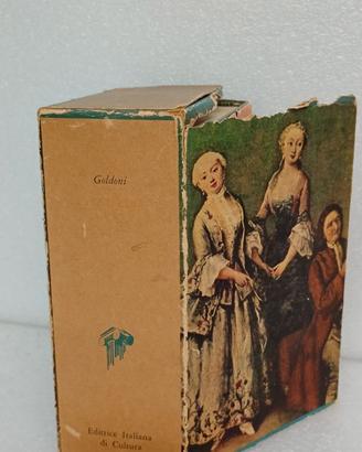 COMMEDIE SCELTE " GOLDONI" 2 VOLUMI ANNO 1957