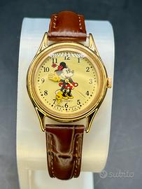 Orologio Lorus Minni Disney Cassa Dorata Vintage