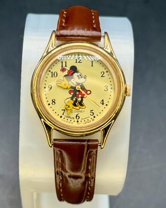 Orologio Lorus Minni Disney Cassa Dorata Vintage