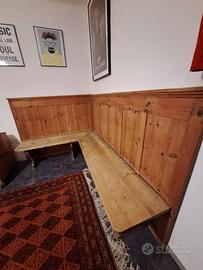 🪵PANCHINA ANGOLARE IN LEGNO DI PINO – €200